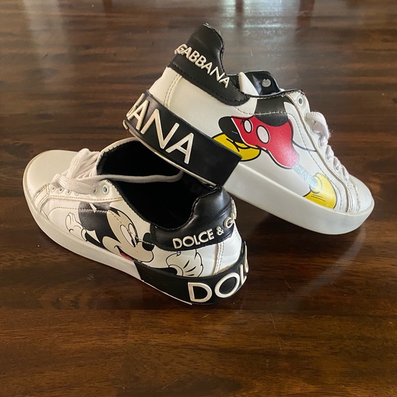 Dolce Gabbana Mickey Mouse Sneakers - Picture 2 of 14